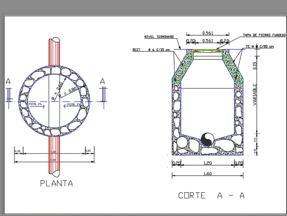 Minúsculo Seguro hablar Camara de inspección en AutoCAD | Descargar CAD gratis (52.71 KB) |  Bibliocad
