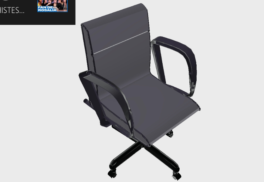 Cadeira do escritório 3d