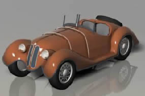 Carro velho 3D
