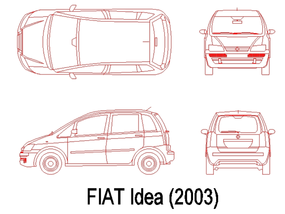 Carro ideia Fiat.