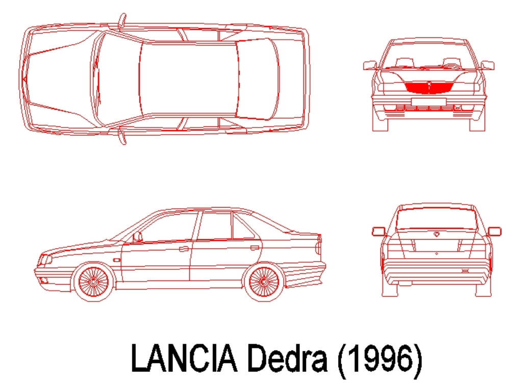 Automóvil Lancia Dedra.