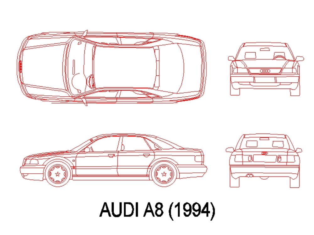 Automóvil Audi A8.