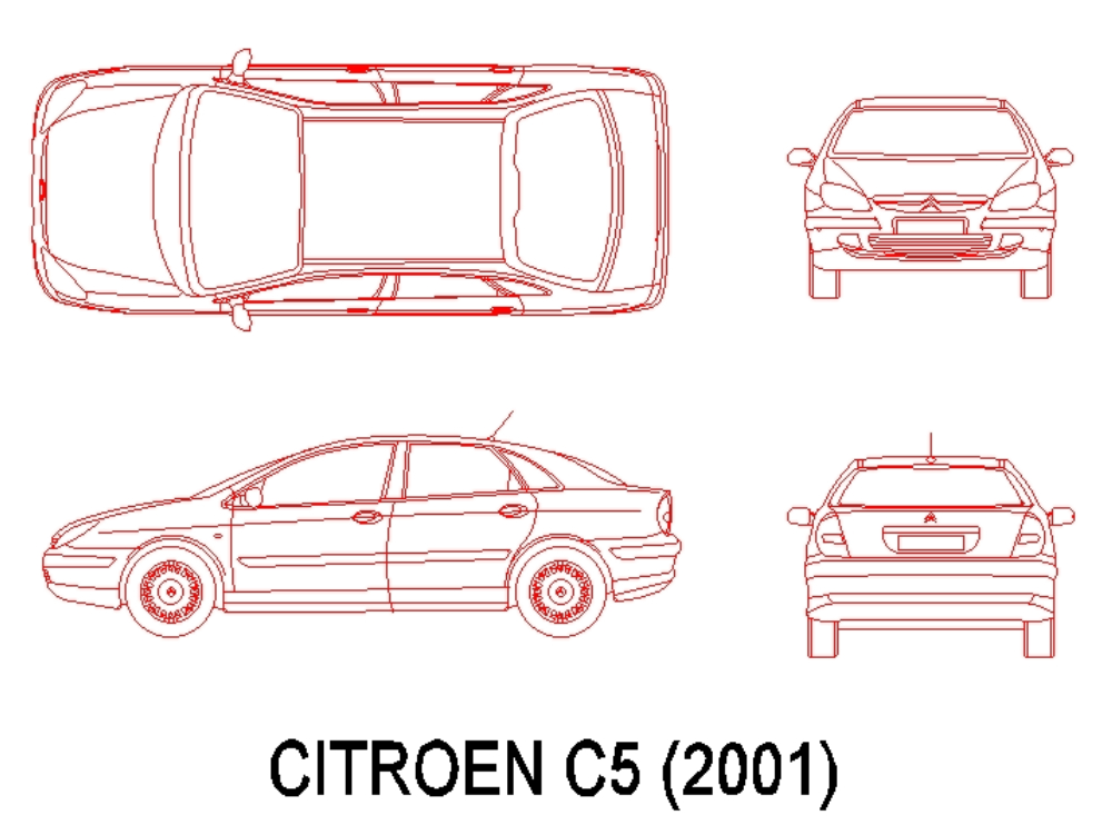 Voiture Citroën C5.