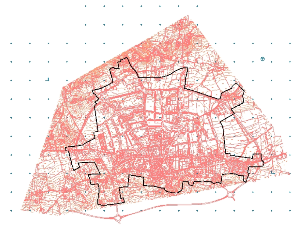 Mapa urbano de são brás de alportel