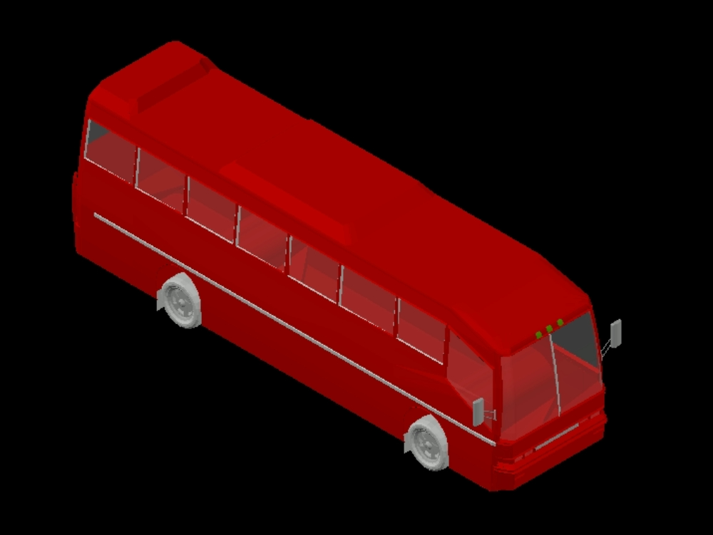 Autobús en 3D.