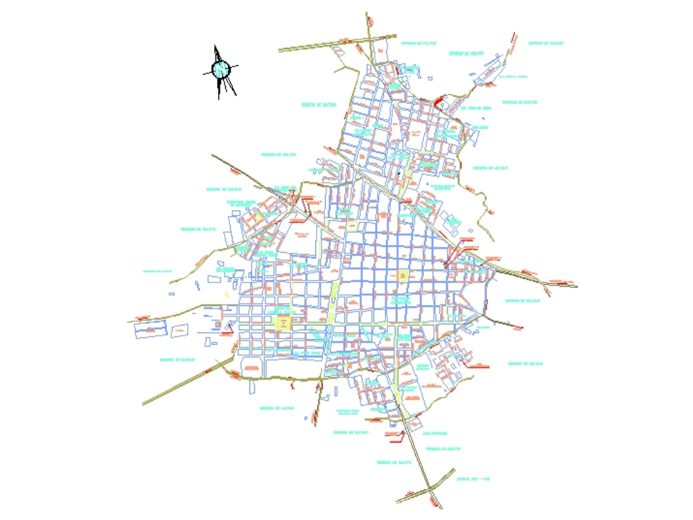 Stadtplan von Ferrenafe