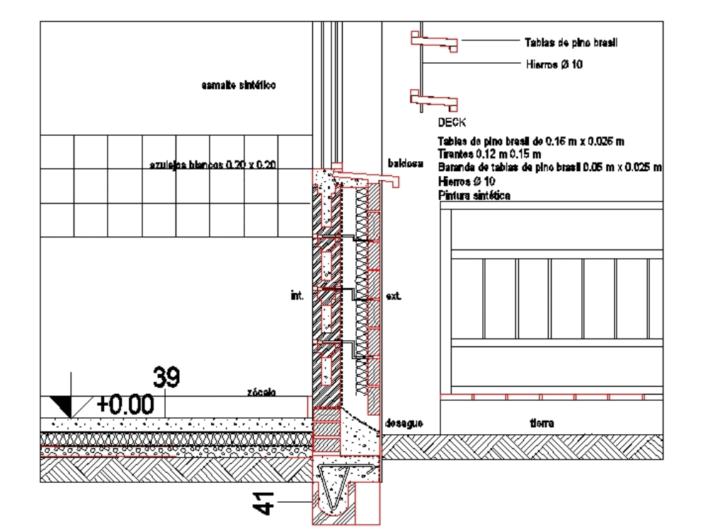 Sistema con muros de bloques y losetas prefabricadas (800.66 KB