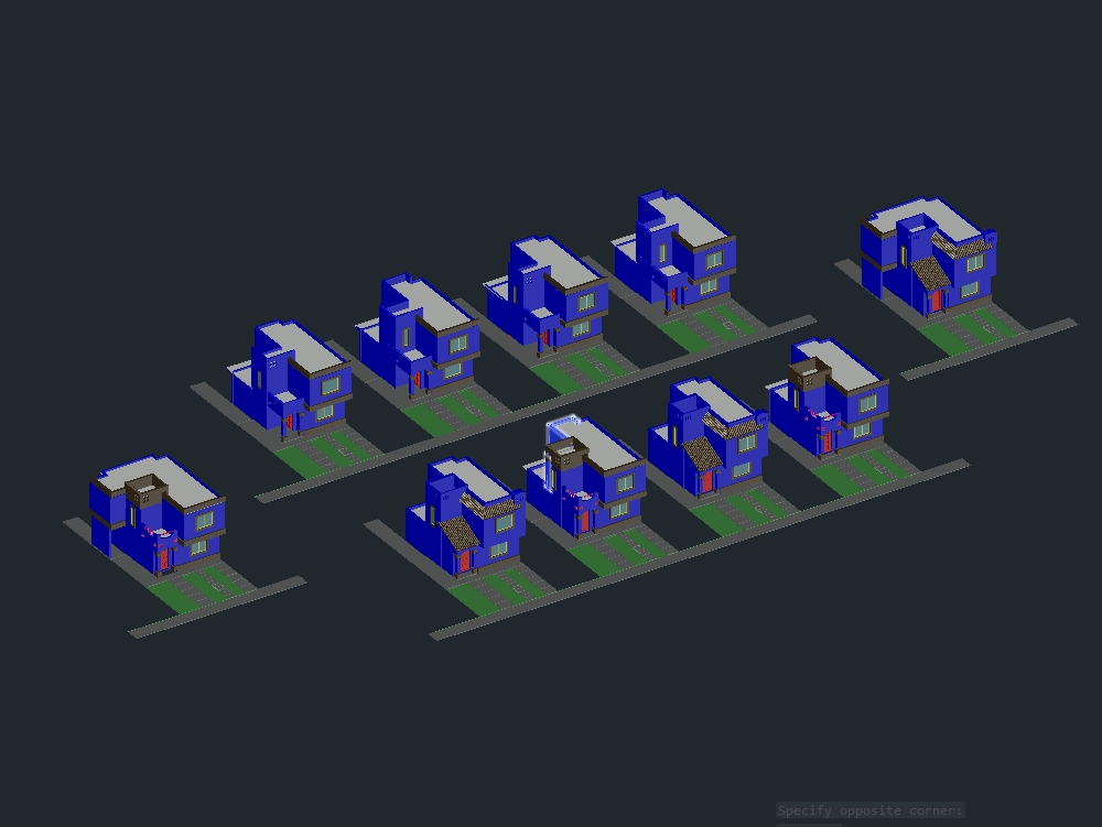 3d subdivision homes