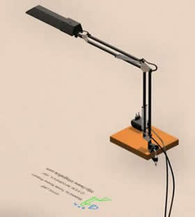 Table lamp 3d