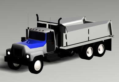 Truck for over turn in 3D