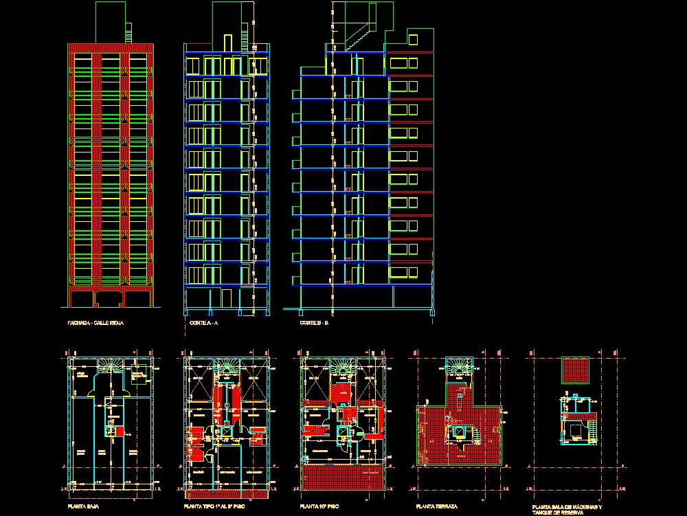 High-rise multi-family building