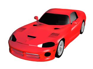 Car Dodge Viper 3D