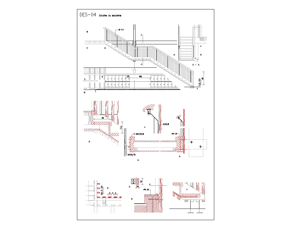 Escalator Plan Cad Block