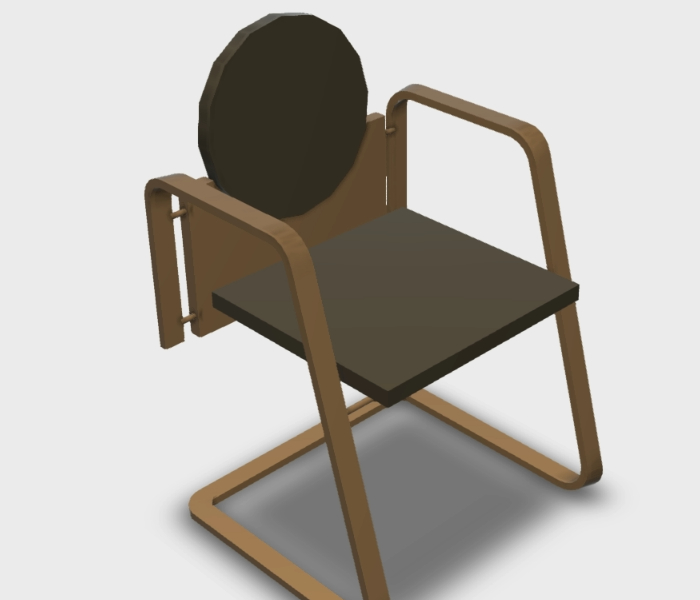 Arm chair 3d