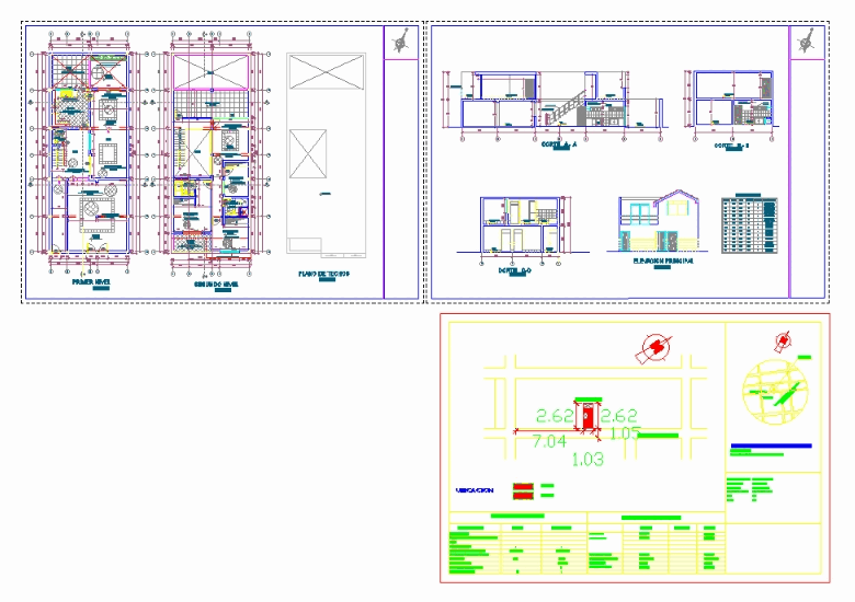 Einfamilienhaus in AutoCAD | CAD Download (405.26 KB) | Bibliocad