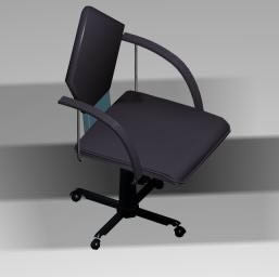 Office arm chair 3d