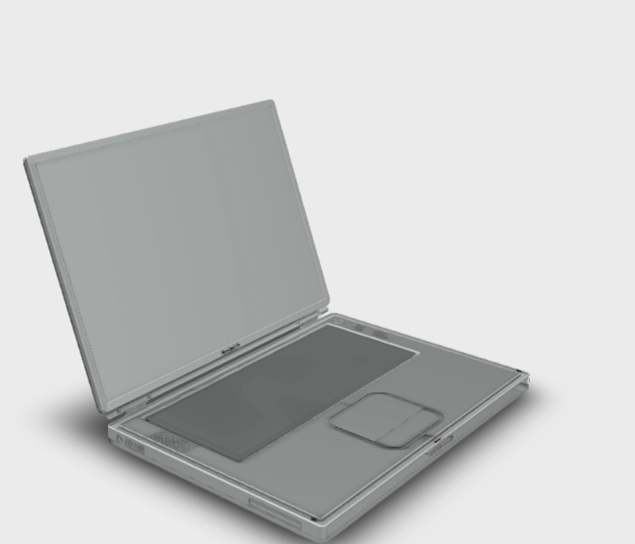 Ordinateur portable PowerBook G4 3D