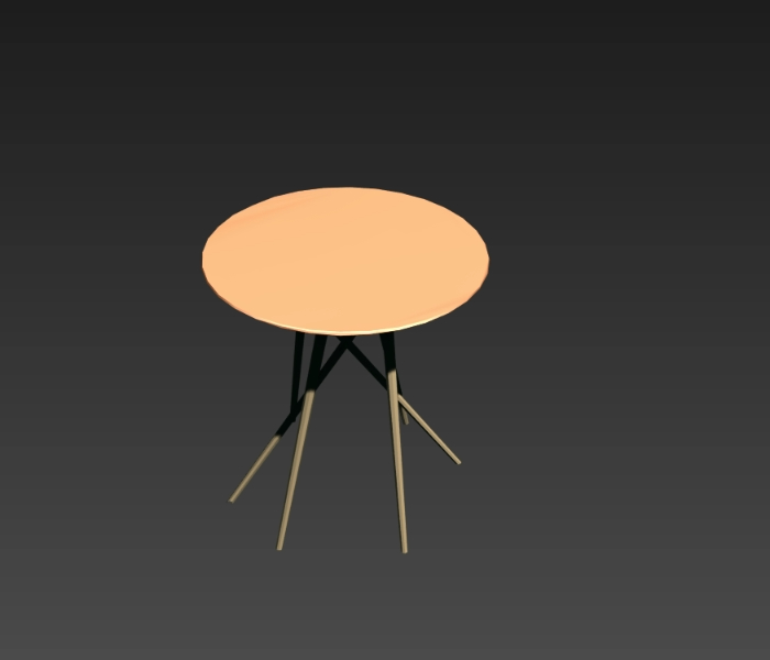 Table circulaire 3d
