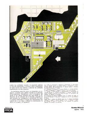 Revista Proa 91 - Proyecto de escuela naval Colombia  - Agosto 1955