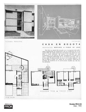 Revista Proa 99 - Habitação em Bogotá - Março de 1956