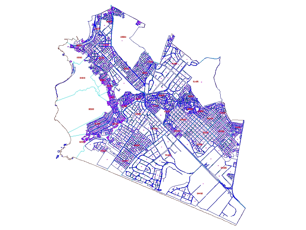 Plano del distrito de Chorrillos