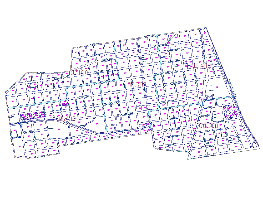 Plano del distrito de Lince