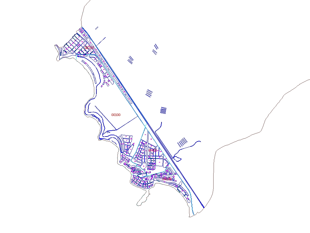 Mapa do distrito de Punta Hermosa