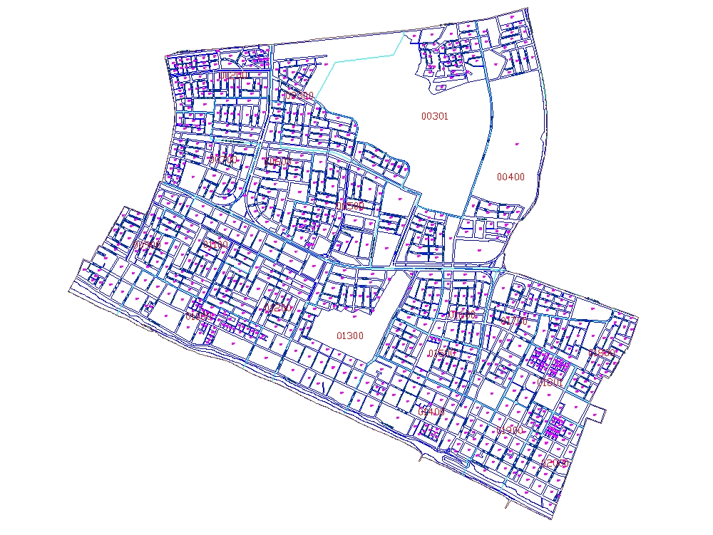 Plano del distrito de San Miguel