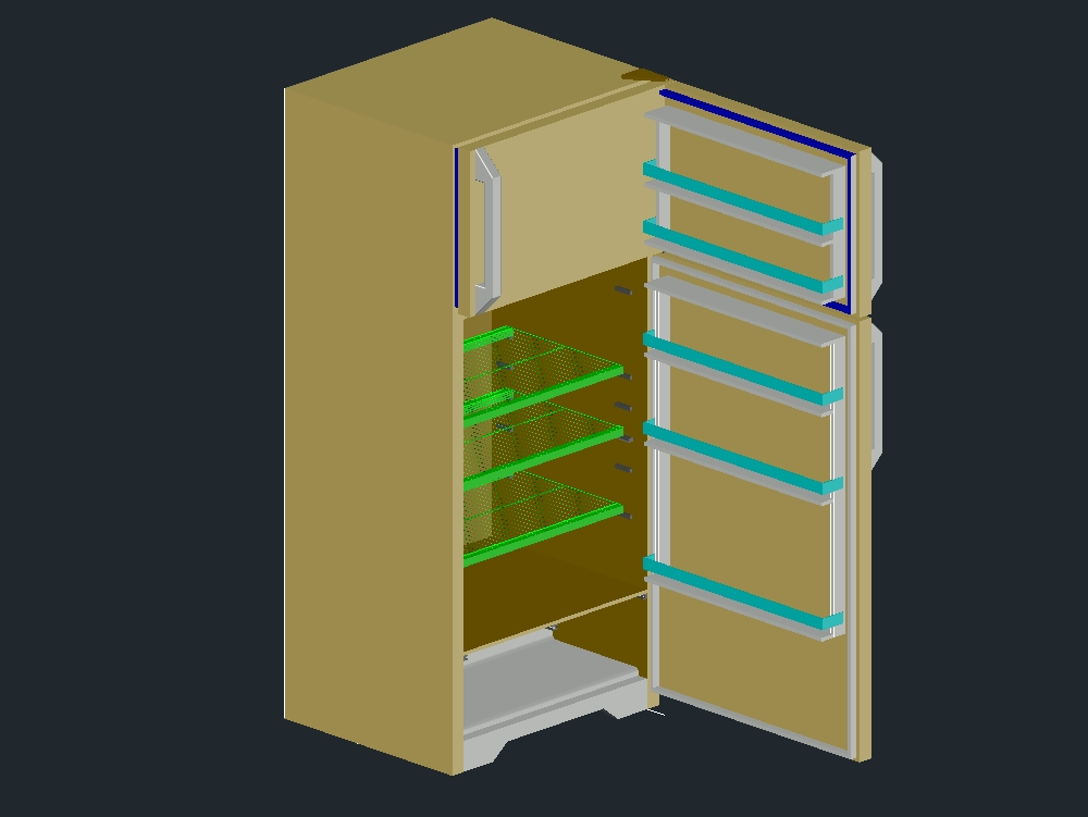 réfrigérateur 3D