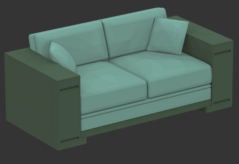 Canapé 3D