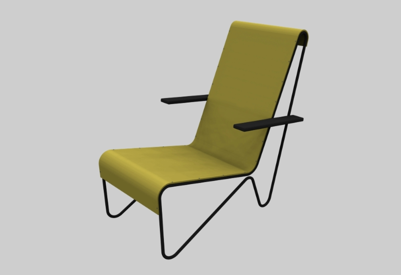 Rest chair 3d