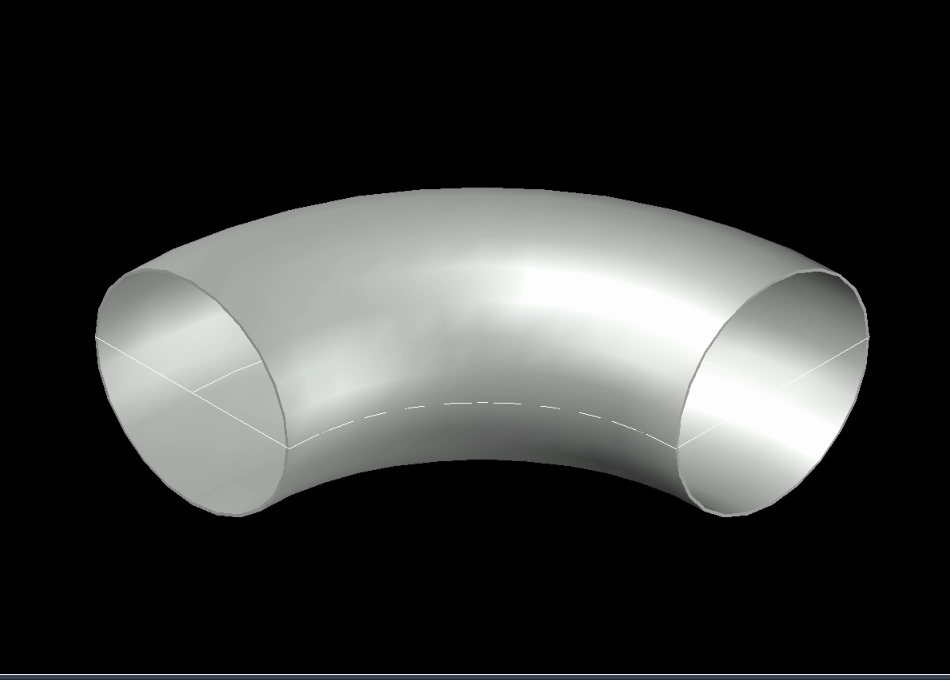 3d pipe elbow