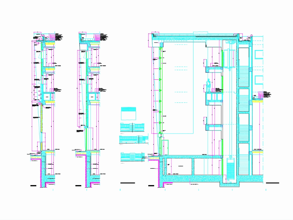 Corte Por Fachada En AutoCAD Descargar CAD KB Bibliocad