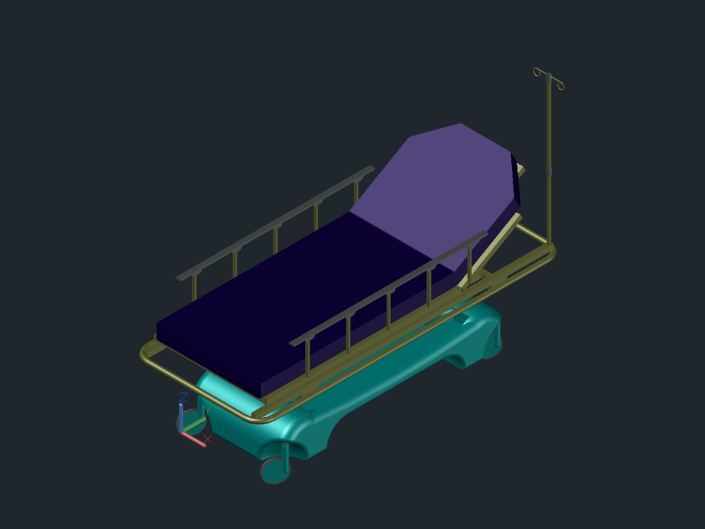 3D-Krankenhaustrage