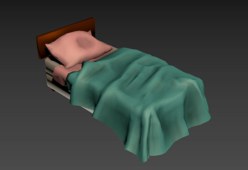 Single 3d bed