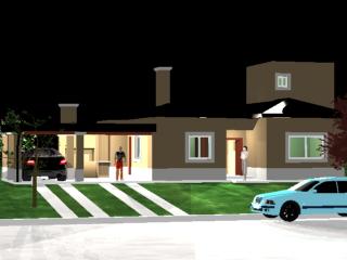 3D Suburban House