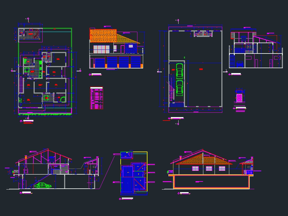 Única Casa De Família Em Autocad Baixar Cad Grátis 187 01 Kb