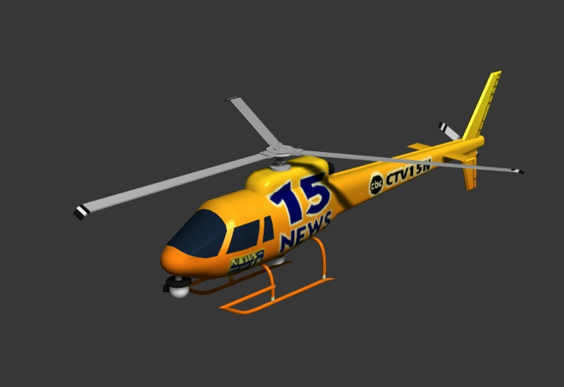 Helicoptero 3D
