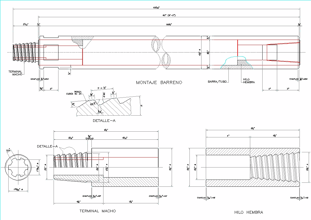 Cubex bore in AutoCAD | CAD download (119.72 KB) | Bibliocad