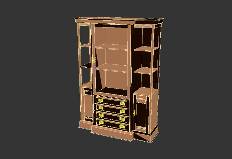 Bookcase 3D