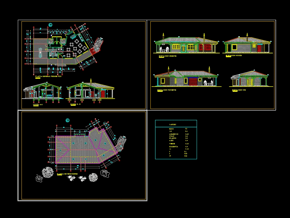 Restaurant project in AutoCAD  CAD download 466 15 KB 