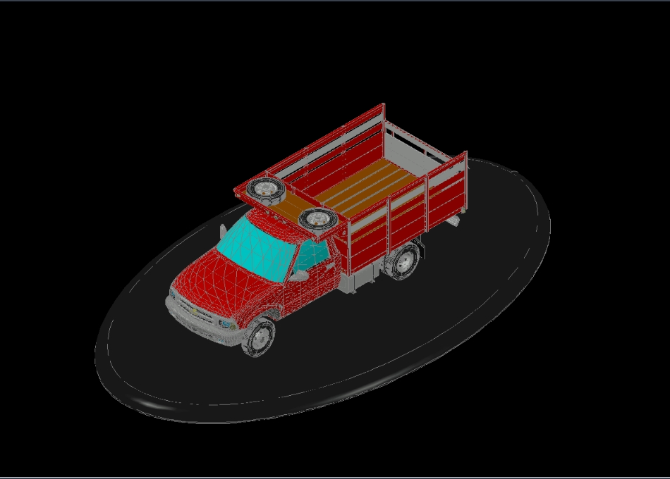 camion Chevrolet modèle 3D