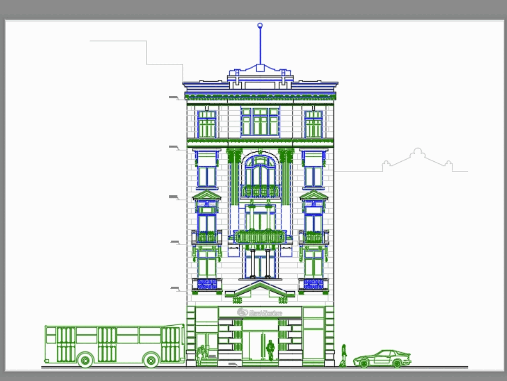 Elevacion Edificio Patrimonial Valparaiso