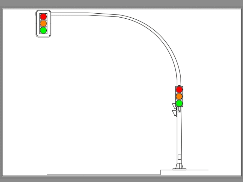 Semaforo Autocad   21681 