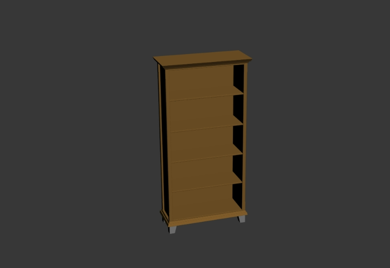 Bookcase 3d