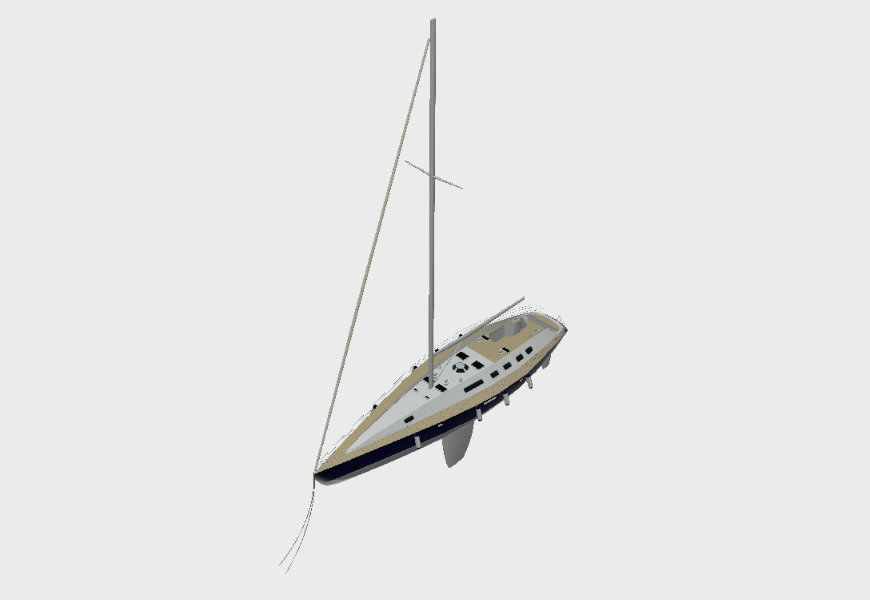Competition Sailboat