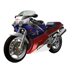Honda moto 3d