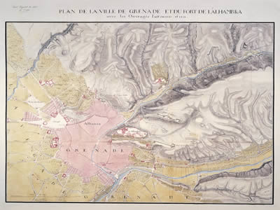 Mapa de Granada de 1811