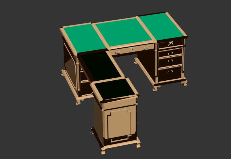3D Schreibtisch