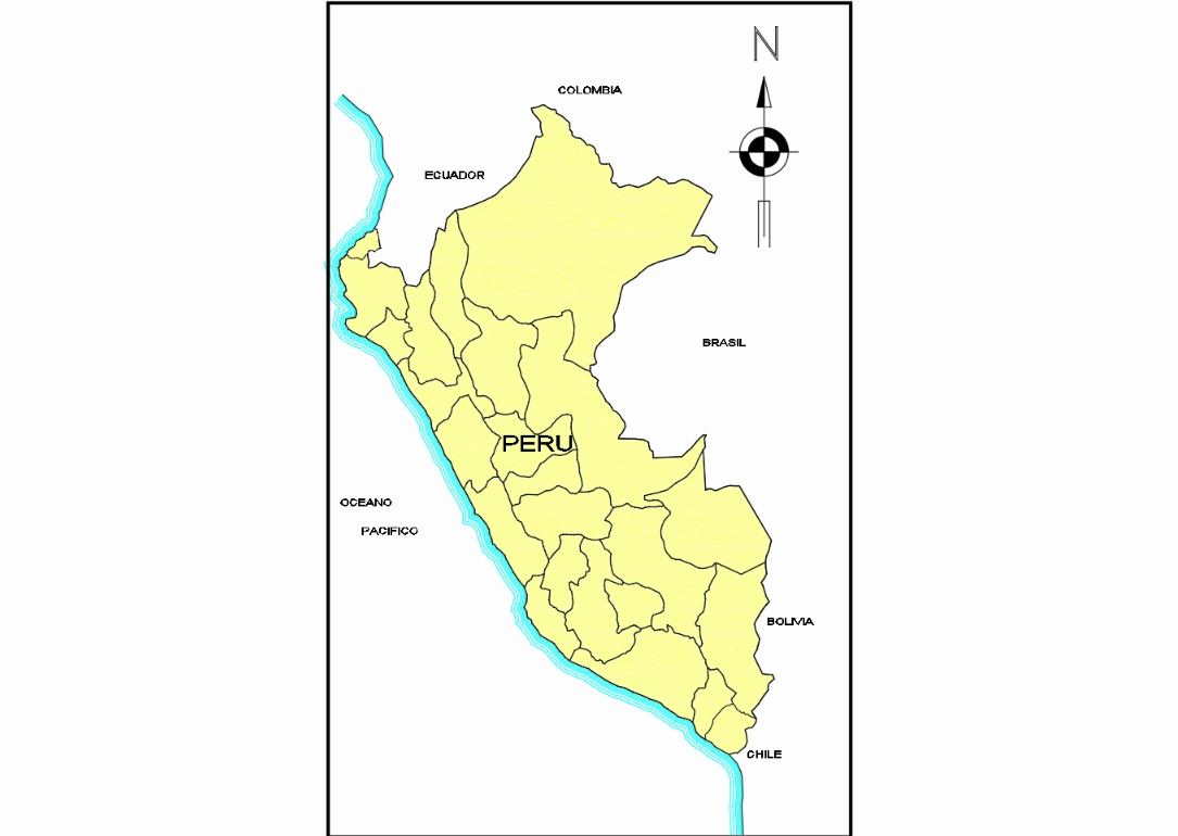 map of peru